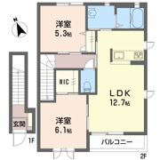 マメゾン ソレイユの間取り画像