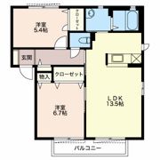 アーバンドエル Bの間取り画像