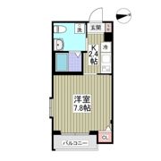 MELDIA西所沢Ⅲの間取り画像