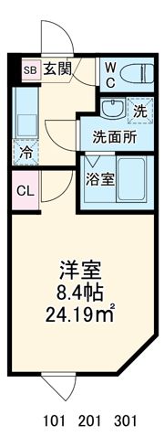 GRADUS大和田町の間取り画像