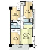ライオンズマンション東川口AKAOの間取り画像