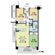 サーパス鴨宮の間取り画像