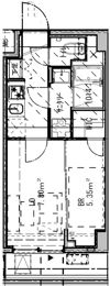 GENOVIA北千住の間取り画像