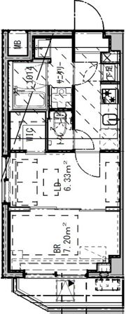 GENOVIA北千住の間取り画像