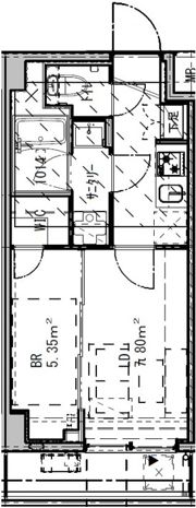 GENOVIA北千住の間取り画像