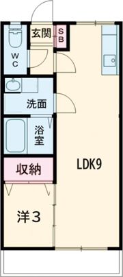花園ハイツの間取り画像