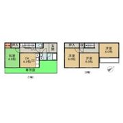 板山町十二丁目戸建貸家の間取り画像