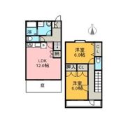 メゾネット郷下Ⅱの間取り画像