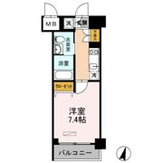 カスタリア武蔵小杉の間取り画像