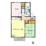 ラフィーネ安野 Bの間取り画像