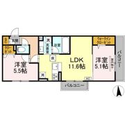 Green gerden A棟の間取り画像
