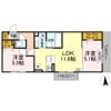 Green garden A棟の間取り画像