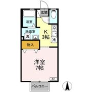 プリシェール平田 Aの間取り画像