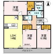 カーサオーツーノの間取り画像