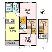 HEARTY'S ENT G棟の間取り画像