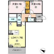CIEL B棟の間取り画像