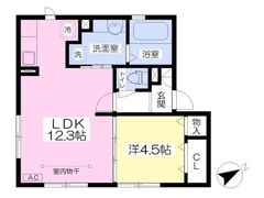 サンモール飯島の間取り画像