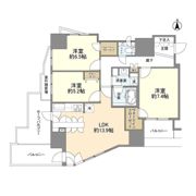 ランドシティ北千住の間取り画像