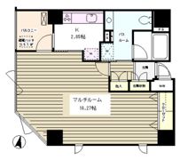 クレイドル日本橋の間取り画像