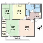 フレグランス塚本 B棟の間取り画像