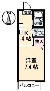 フォーレストヒルズ A棟の間取り画像