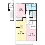 ヴィラシャンテの間取り画像