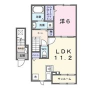 アンフィニ アムールⅠの間取り画像