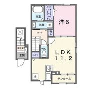 アンフィニ アムールⅠの間取り画像