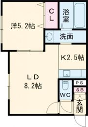 デ・ラ・ヴィルの間取り画像