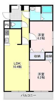 Y・フジビル新白河の間取り画像