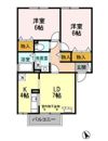 プレジール藤森 Ⅱの間取り画像