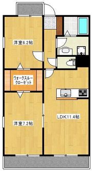 クロノス31田井島の間取り画像