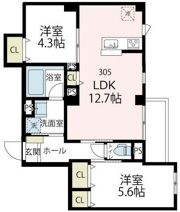 アバンティ カワサキの間取り画像