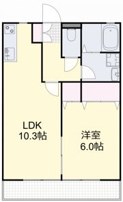 陽だまりハイツの間取り画像