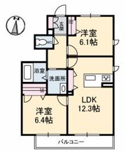 アンズビレッジCの間取り画像