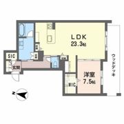 皛の間取り画像