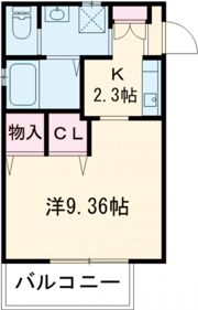 コワルージュB棟の間取り画像