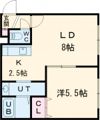 SHERATON旭川駅前の間取り画像