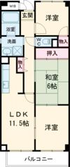 サンヒルズ千里の間取り画像