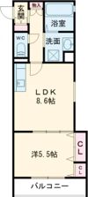 ラモーナ半田の間取り画像