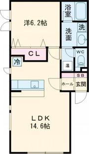 プリマードはまなすⅡの間取り画像