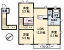 コスモコートの間取り画像