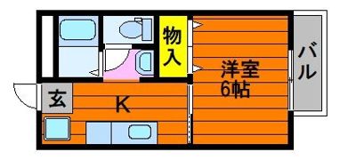 DNパレス Bの間取り画像