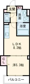 ラモーナ半田の間取り画像