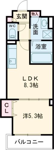 ラモーナ半田の間取り画像