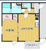 La-Crea寺田町の間取り画像