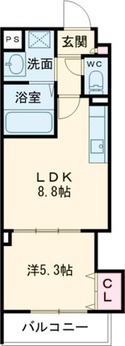 ラモーナ半田の間取り画像