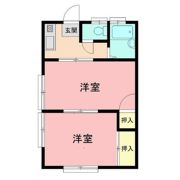 つゆきハイツの間取り画像