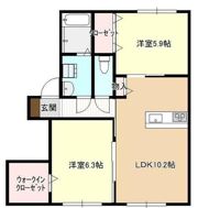 エスポワール城南の間取り画像