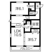 リヴァージュシャトレの間取り画像